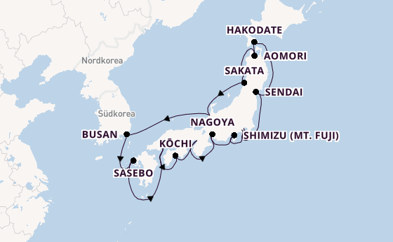 Norwegian Jade - Momijigari in Japan erleben