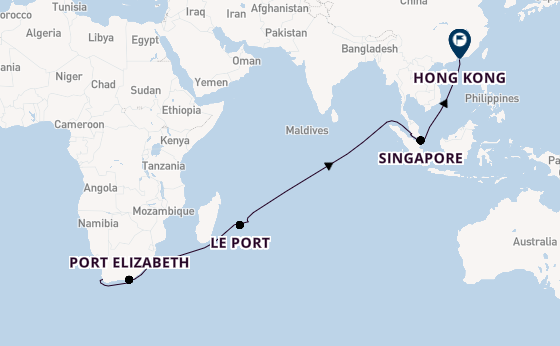 Luxury Cape Town to Hong Kong & Stays