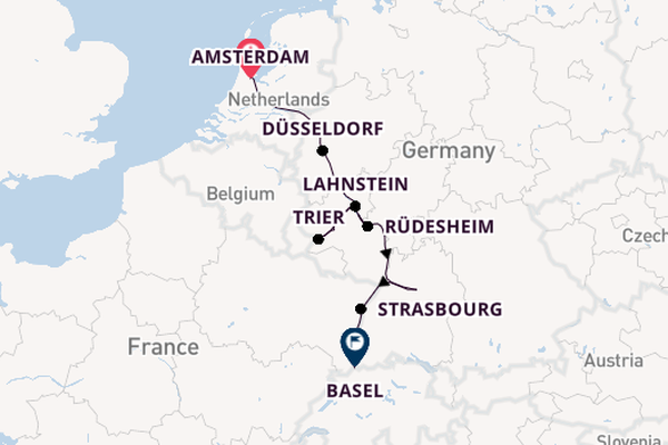 Rhine from Amsterdam, Netherlands with the AmaSerena