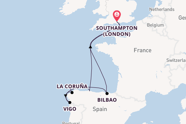 British Isles from Southampton, England with the Independence of the Seas