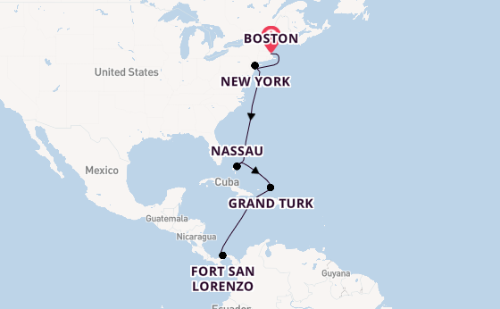 Amerikaanse Oostkust vanaf Boston, Verenigde Staten met de HANSEATIC inspiration