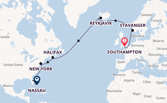 Triple Ship No Fly Norway, Iceland & Bahamas Adventure
