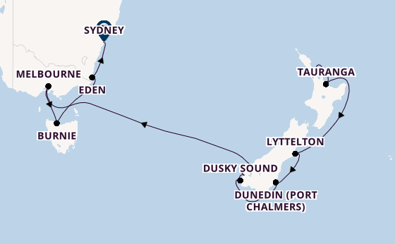 Australia and New Zealand from Auckland, New Zealand with the Norwegian Spirit 