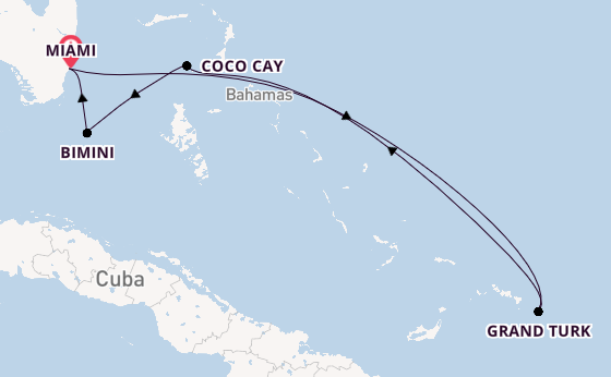 Caribbean vanaf Miami, Verenigde Staten met de Celebrity Beyond