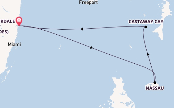 Caribbean from Fort Lauderdale (Port Everglades), Florida with the Disney Destiny