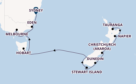 Luxury South Pacific Elegance: Auckland to Sydney with Stays