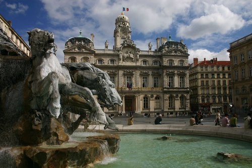 Rhône ab Lyon, Frankreich auf der Annabelle