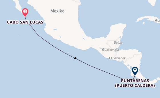 Mexikanische Riviera ab Cabo San Lucas, Mexiko auf der Le Bellot