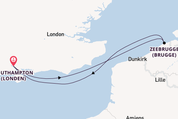 Engeland vanaf Southampton (Londen), Engeland met de Independence of the Seas