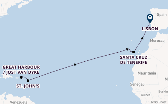Caribbean from San Juan, Puerto Rico with the Silver Shadow