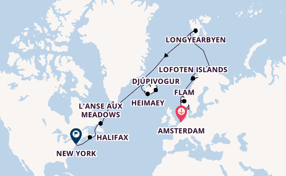 Transatlantic from Amsterdam, Netherlands with the Viking Astrea