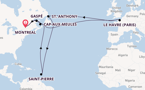 Transatlantic from Montreal, Canada with the Seabourn Quest