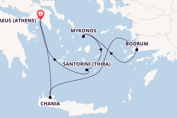Greek Isles and Mykonos Overnight 