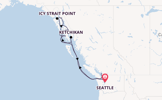 Alaska & West Canada from Seattle, Washington, USA with the Riviera