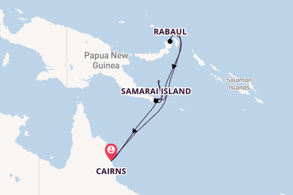 Australia from Cairns, Australia with the Seven Seas Navigator