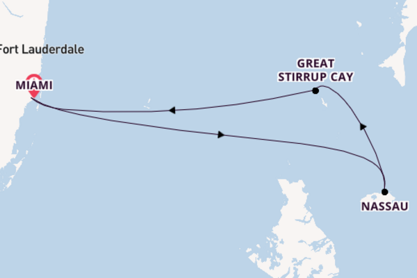 Caribbean vanaf Miami, United States met de Norwegian Joy