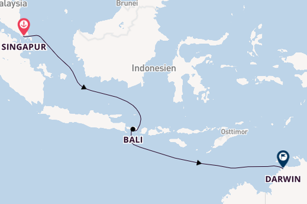 Südostasien ab Singapur, Singapur auf der Silver Nova