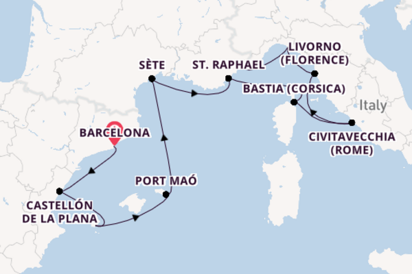 Cruise in 11 dagen naar Monte Carlo met Oceania Cruises