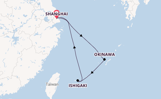 Japan from United Kingdom with the Spectrum of the Seas