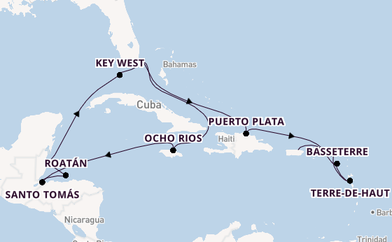 Caribbean vanaf Miami, Verenigde Staten met de EXPLORA I