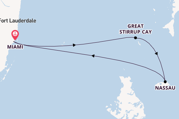 Caribbean from Miami, Florida, USA with the Norwegian Getaway