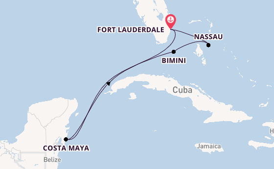 Caribbean vanaf Fort Lauderdale, Verenigde Staten met de Celebrity Silhouette