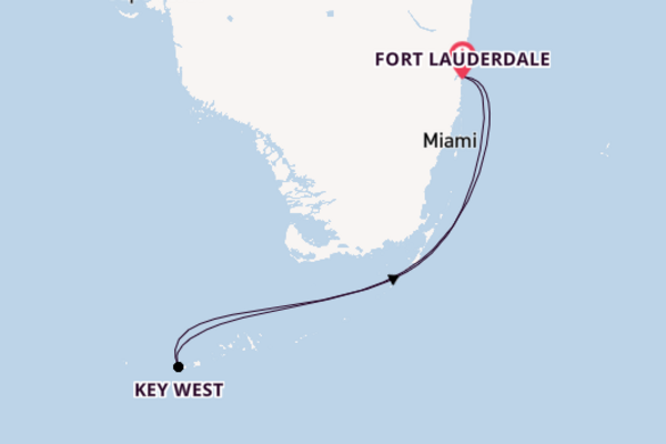 Cruise in 4 dagen naar Fort Lauderdale met Celebrity Cruises