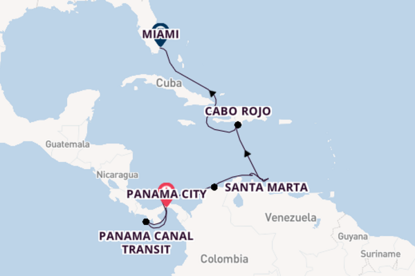 Luxury Caribbean Quest (Panama to Miami) with Panama Stay