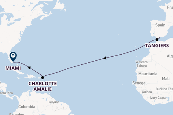 Transatlantic from Málaga, Spain with the Azamara Onward