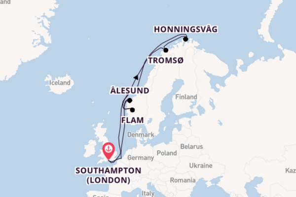 Norway From Southampton with the Celebrity Apex