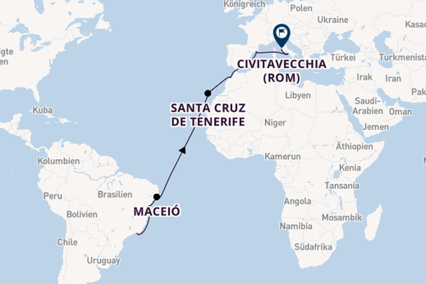 MSC Divina -  Zwischen Zuckerhut, Ozeanweite & Mittelmeerträumen