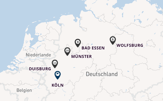 Rhein ab Potsdam, Deutschland auf der KATHARINA VON BORA