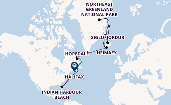 Transatlantic from Reykjavik, Iceland with the Seabourn Pursuit