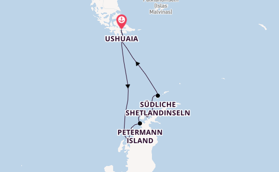 Antarktis ab Ushuaia, Argentinien auf der MS Fridtjof Nansen