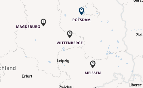 Elbe ab Dresden, Deutschland auf der VIVA RUBY