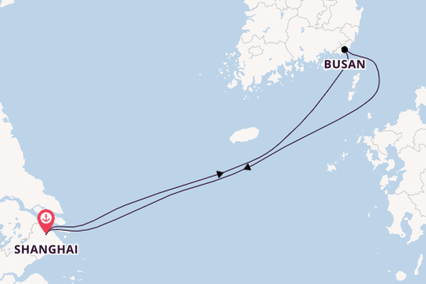 China from Shanghai, China with the Spectrum of the Seas