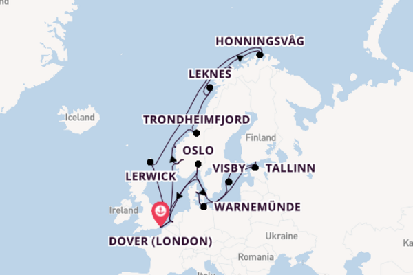 Norway From London (Dover) with the Nieuw Statendam