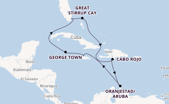 Caribbean from Miami, Florida, USA with the Norwegian Joy