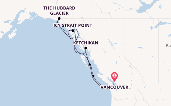 Alaska ab Vancouver, Kanada auf der Anthem of the Seas