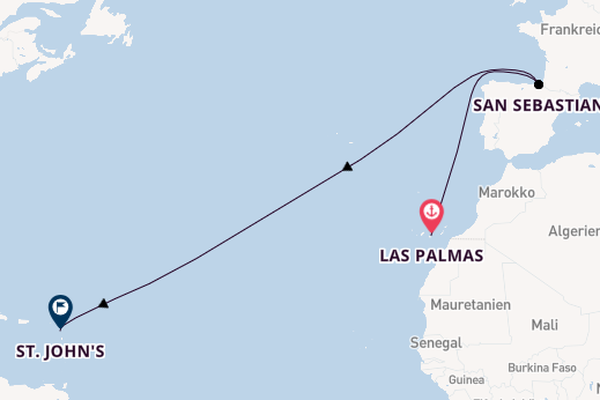 Kanarische Inseln ab Las Palmas, Gran Canaria auf der Star Clipper