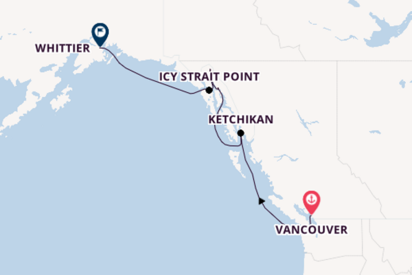 Alaska from Vancouver, British Columbia with the Seven Seas Explorer