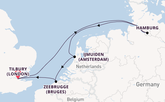 9 day voyage on board the Ambition from London