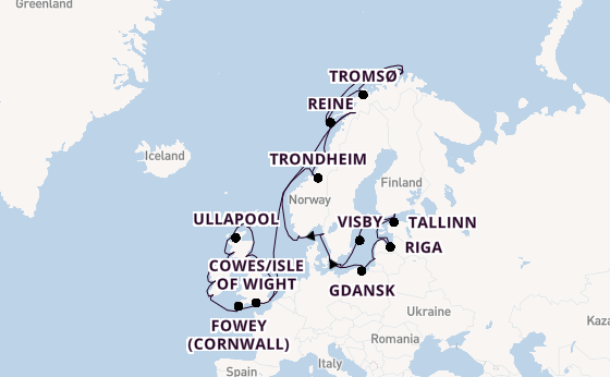 Britse Eilanden vanaf Kopenhagen, Denemarken met de Seabourn Quest