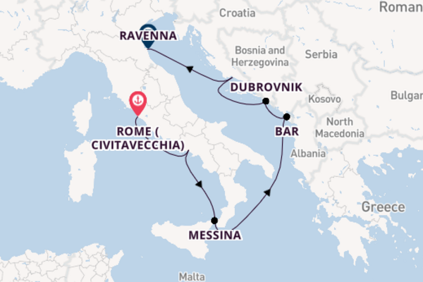 Italy & Croatia Fly Cruise