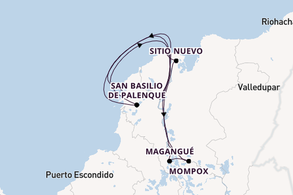 South America from Barranquilla, Colombia with the AmaMagdalena