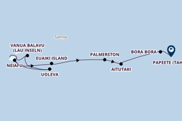 Erleben Sie 13 Tage Uoleva und Papeete (Tahiti)