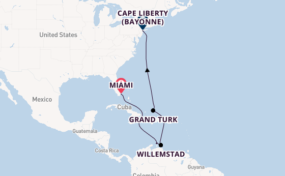 Caribbean from Miami, Florida with the Independence of the Seas