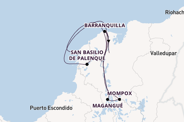 South America from Cartagena, Colombia with the AmaMagdalena