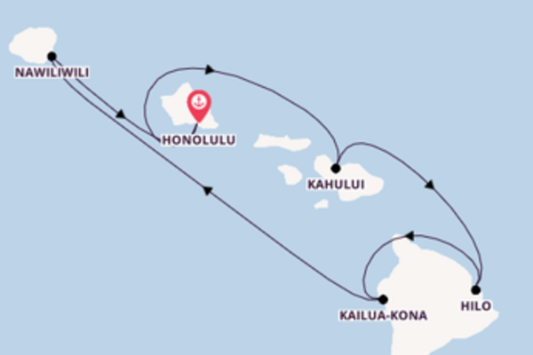 8daagse cruise met de Pride of America vanuit Honolulu