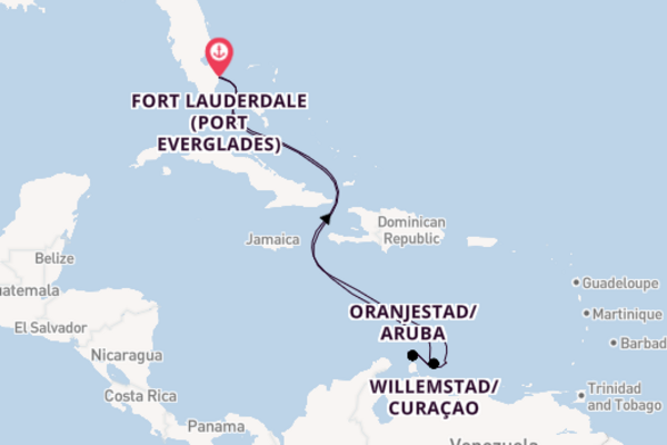 9 day trip on board the Celebrity Reflection from Fort Lauderdale (Port Everglades)